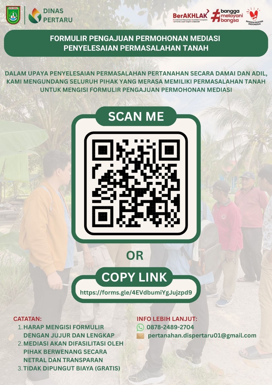 Pengajuan Permohonan Mediasi Penyelesaian Permasalahan Tanah